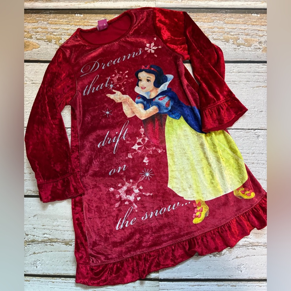 Disney Red Velvet Snow White Dress